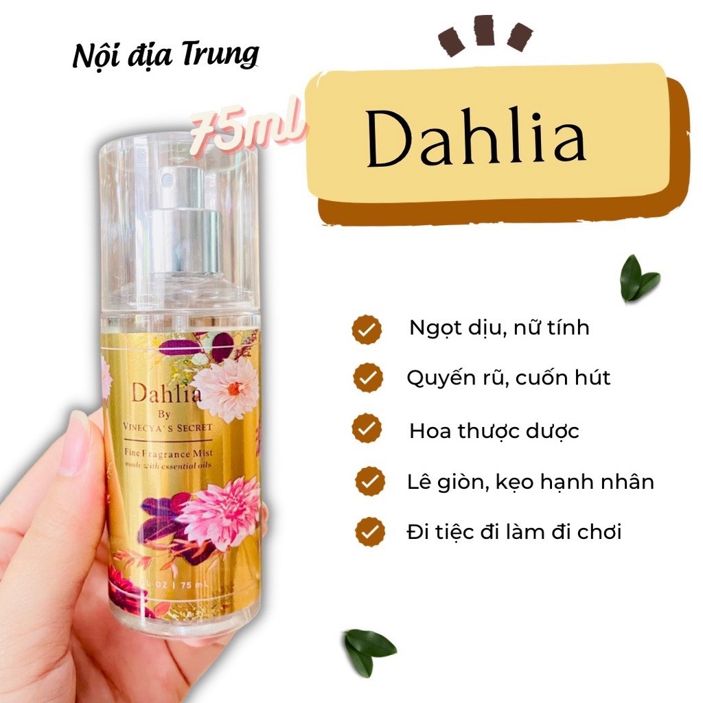 Body mist xịt thơm toàn thân 75ml - sbk179