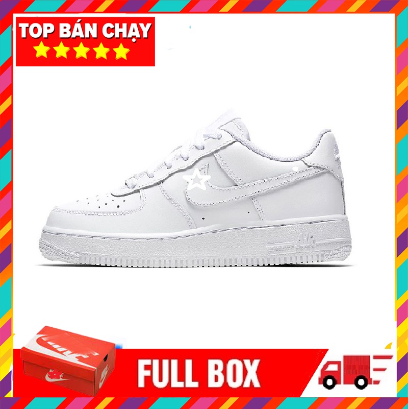GIÀY THỂ THAO NỮ AF1 FORCE TRẮNG FULL BOX [ TẶNG LỌ VỆ SINH GIÀY ]