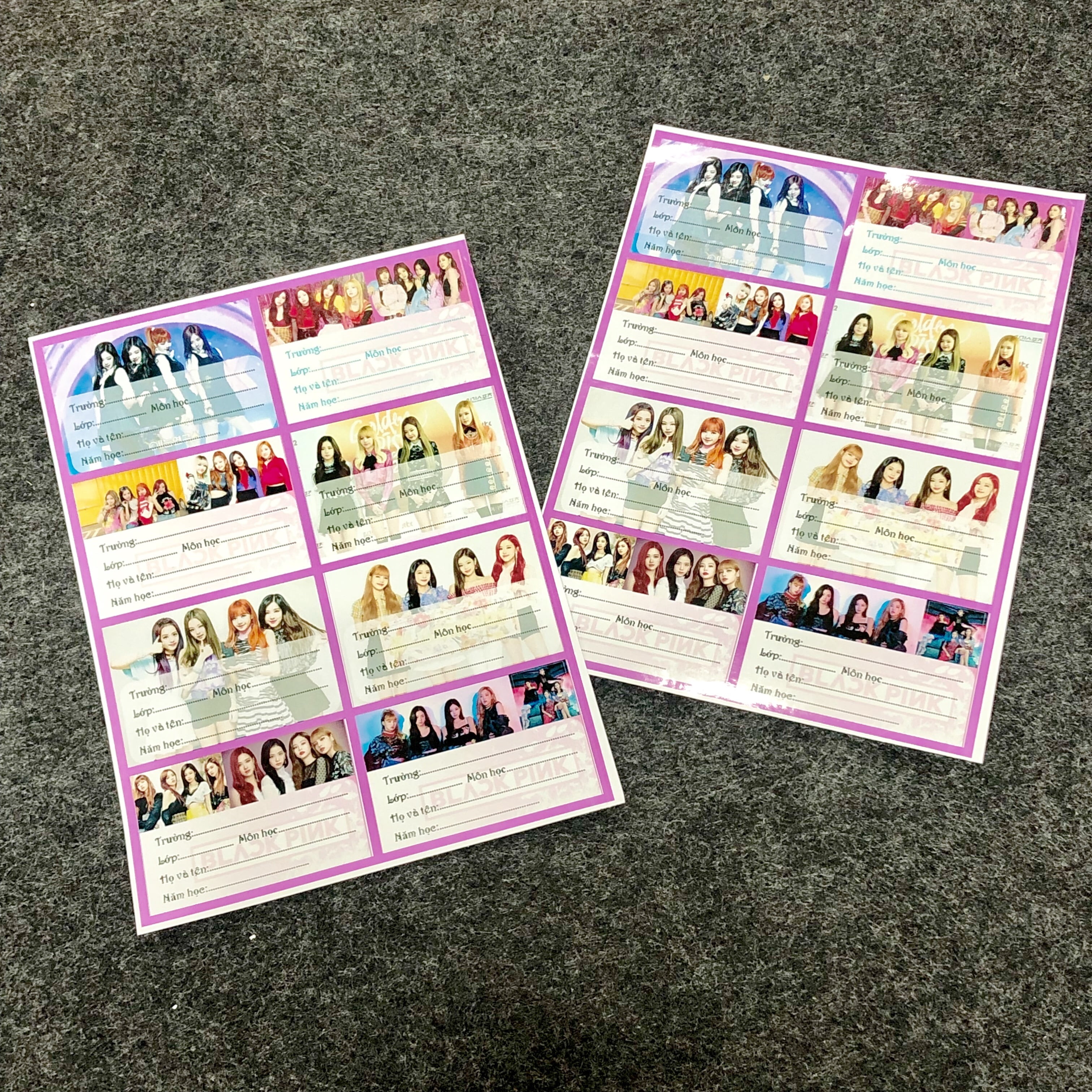 NHÃN VỞ IN HÌNH KPOP BLACKPINK