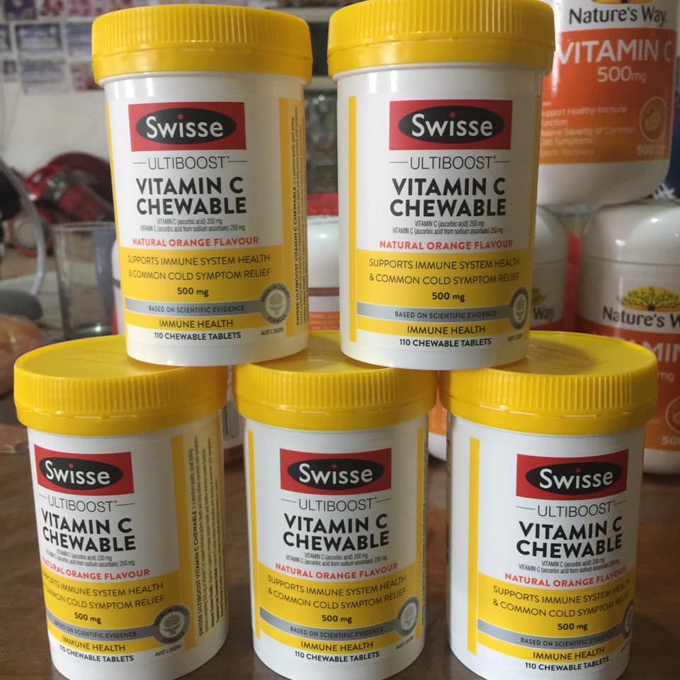 Swisse Vitamin C Chewable 500 mg