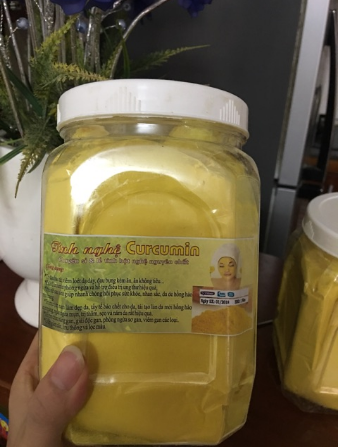 Tinh bột nghệ curumin 500gr nghệ đỏ xịn tốt nhất