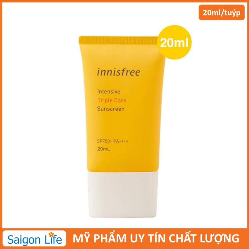 [Cực Hot] Kem Chống Nắng Innisfree Perfect UV Protection Cream Triple Care 20ml nhập khẩu