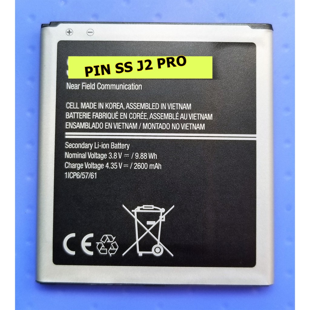 Pin cho máy Samsung Galaxy Grand Prime G530, J3, J5, J2 Prime (2015)