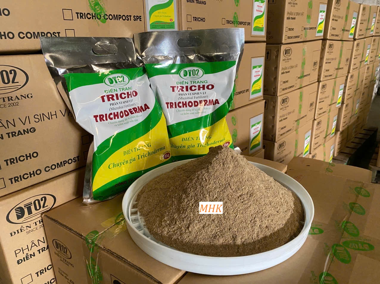 Bao 1kg Trichoderma (men vi sinh / nấm đối kháng) Điền trang DT02 ! (10^8 bào tử/g) !