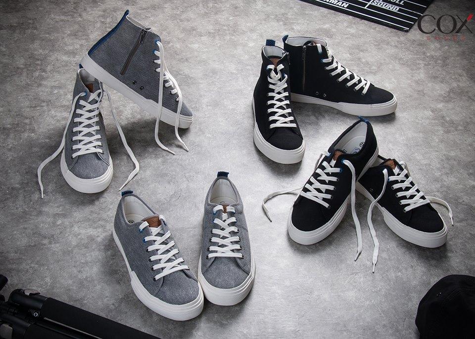 GIÀY COX SHOES NAM GREY