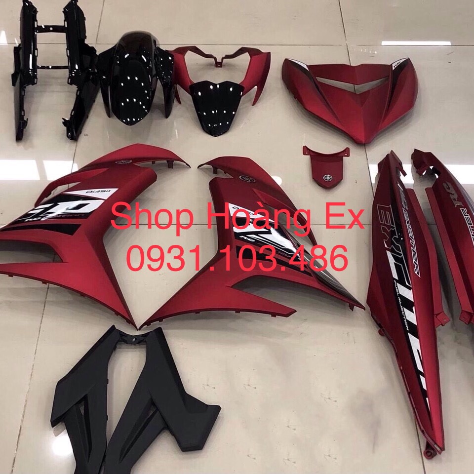 HCM]Dàn áo Exciter 150 màu đỏ nhám đời 2019 hàng zin chính hãng Yamaha |  Lazada.vn