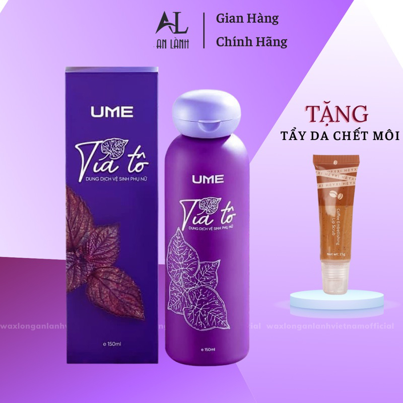 Dung dịch vệ sinh tía tô 150ml , ngăn mùi , nấm , ngứa , làm sạch hồng và se khít - hồng - sạch - khít