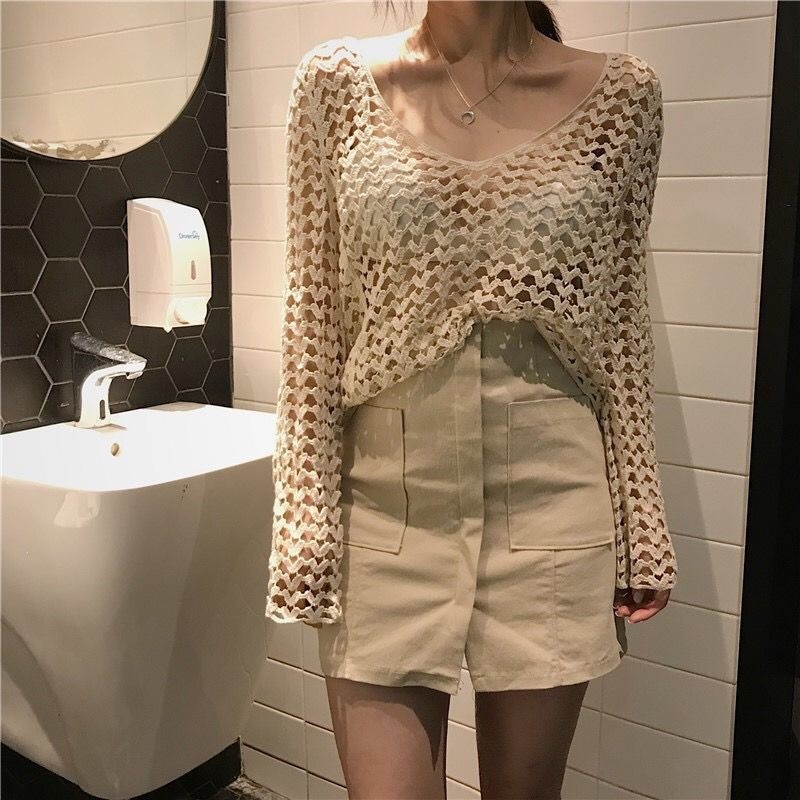Áo lưới đi biển ( mặc kèm bikini )