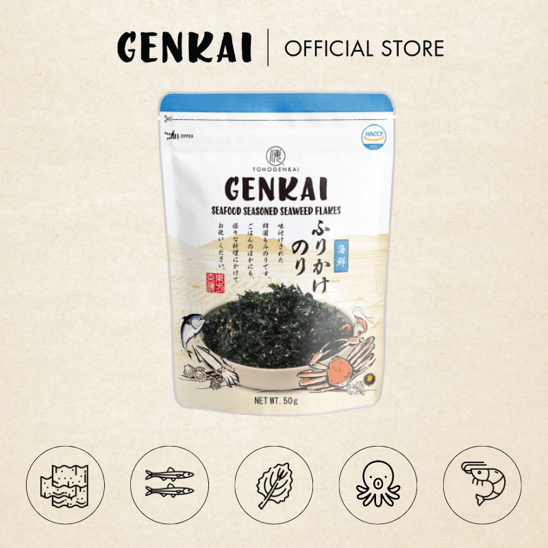 Rong Biển Trộn Cơm GENKAI Hải Sản 40g