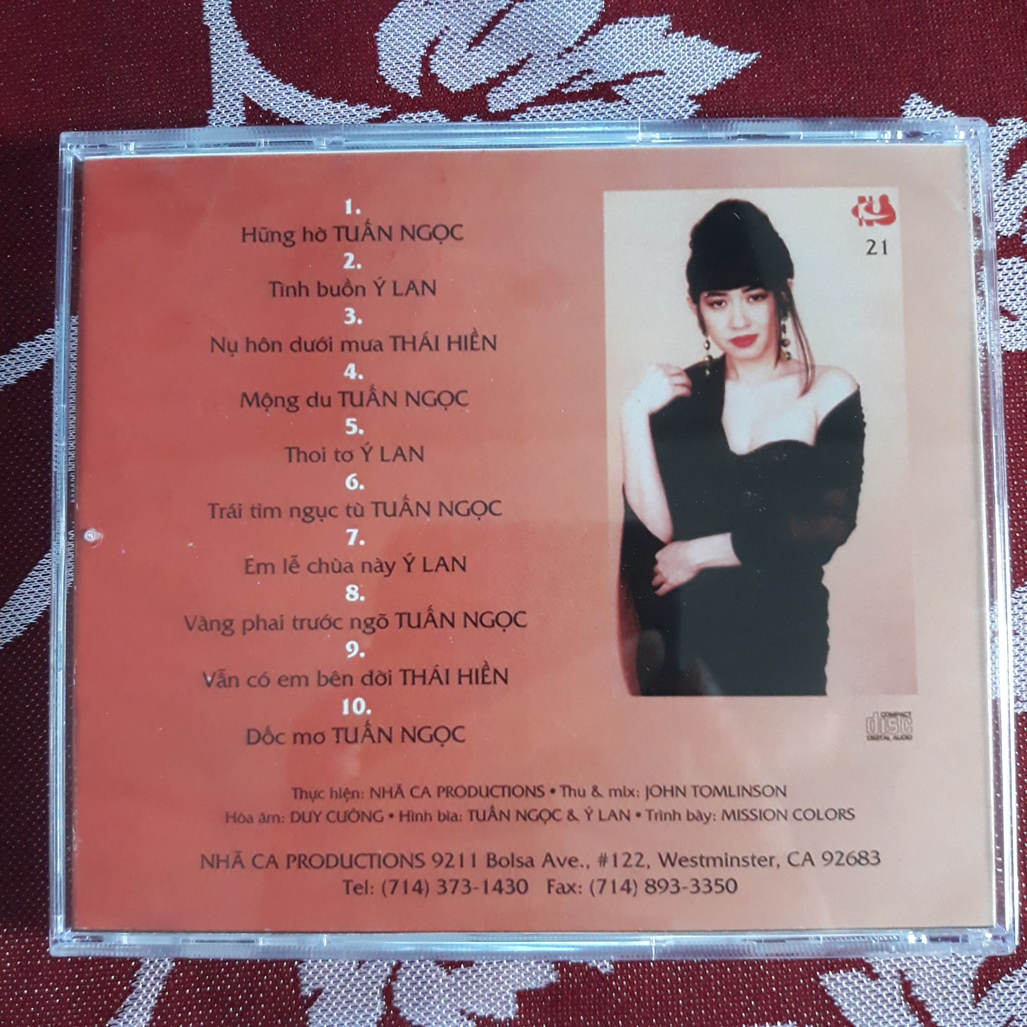 Bộ 2 cd Tuấn Ngọc, Ý Lan phono