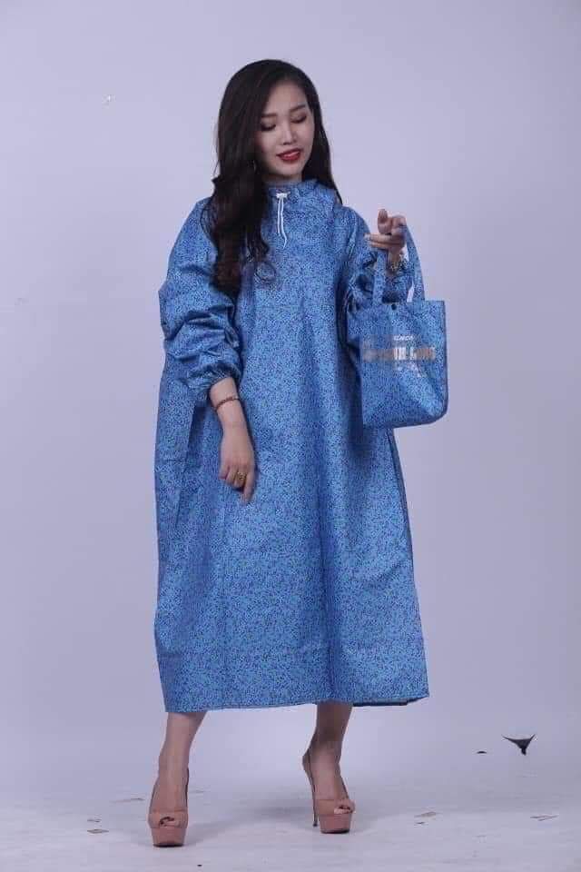 Áo Mưa Bít Quay Chúc Sen Cao Cấp