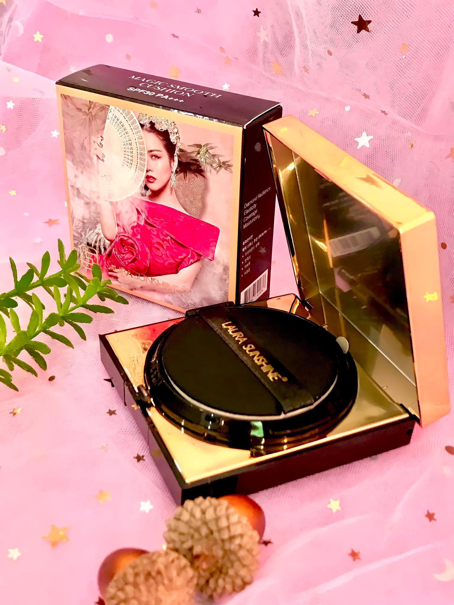 [HCM]Phấn nước siêu mịn Laura Sunshine Magic Smooth Cushion Nhật Kim Anh