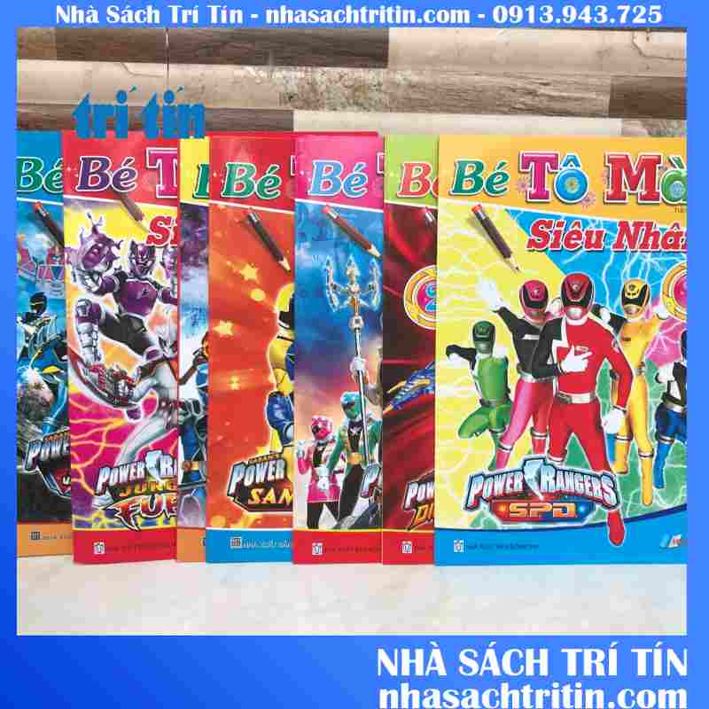 Tô màu siêu nhân 8 cuốn