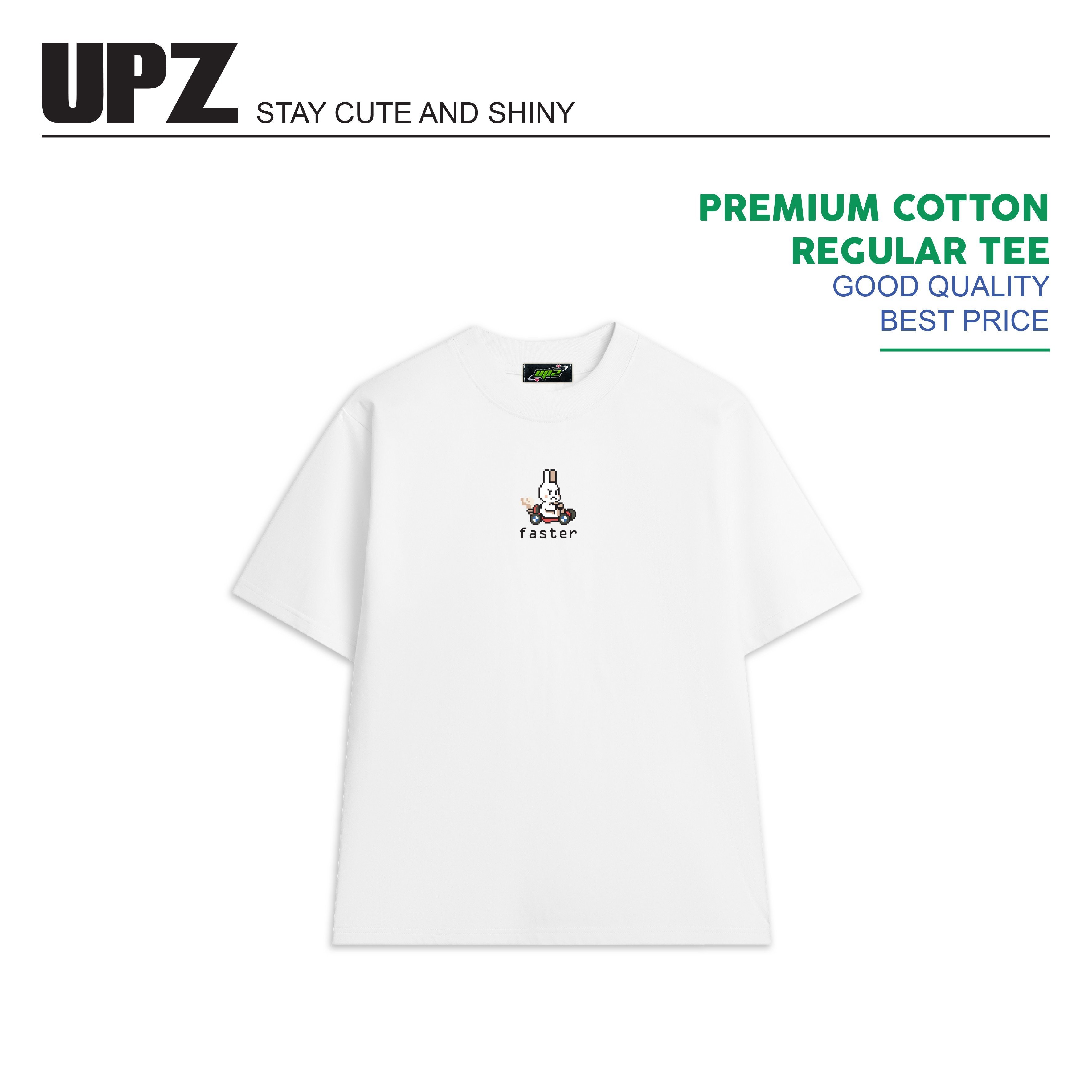 UPZ Áo Thun In Logo Pixel (4 Màu)