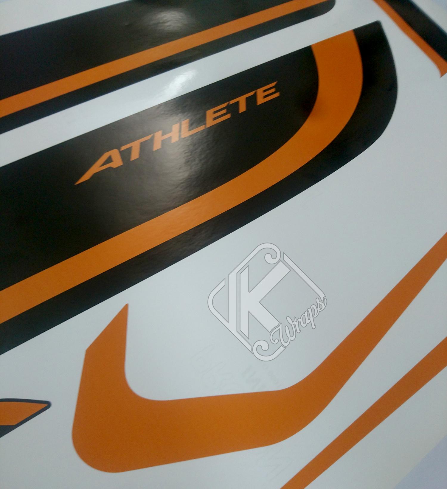 Decal xe Triton - Tem xe Triton Athlete