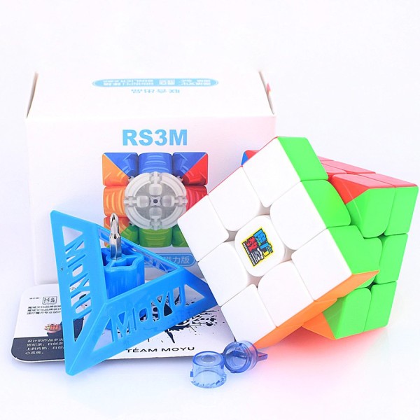 Rubik 3x3 RS3M 2020 MF3RS3 M Rubic Nam Châm 3 Tầng Stickerless MF3RS V3 M (Hãng Mod)