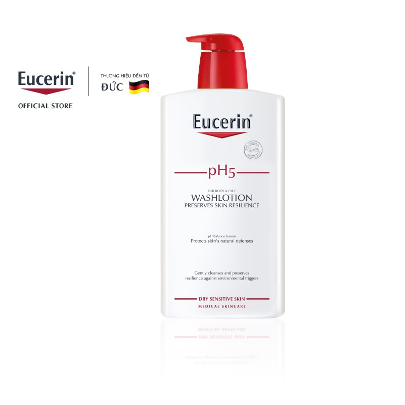 Sữa tắm dành cho da nhạy cảm Washlotion pH5 Eucerin 1000ml