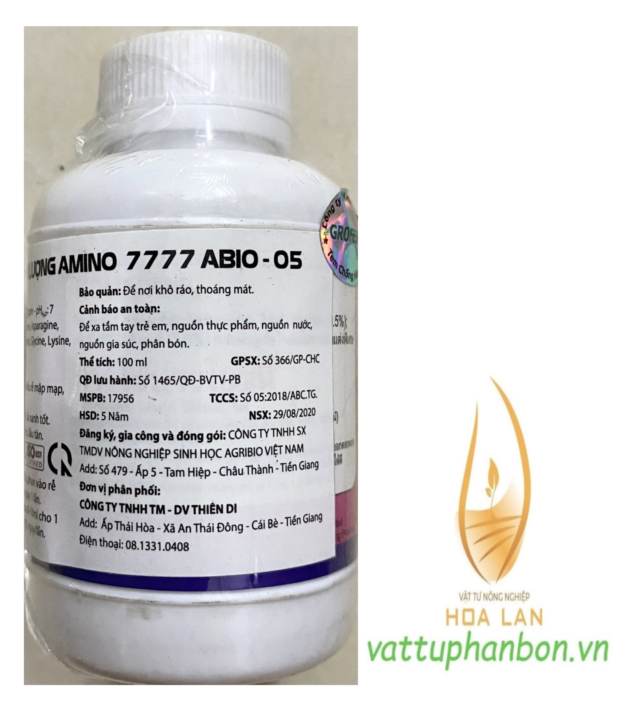 Phân Bón TD - Grofer B1 Super-B1 (Technology Thailand) - #571A# 100ml