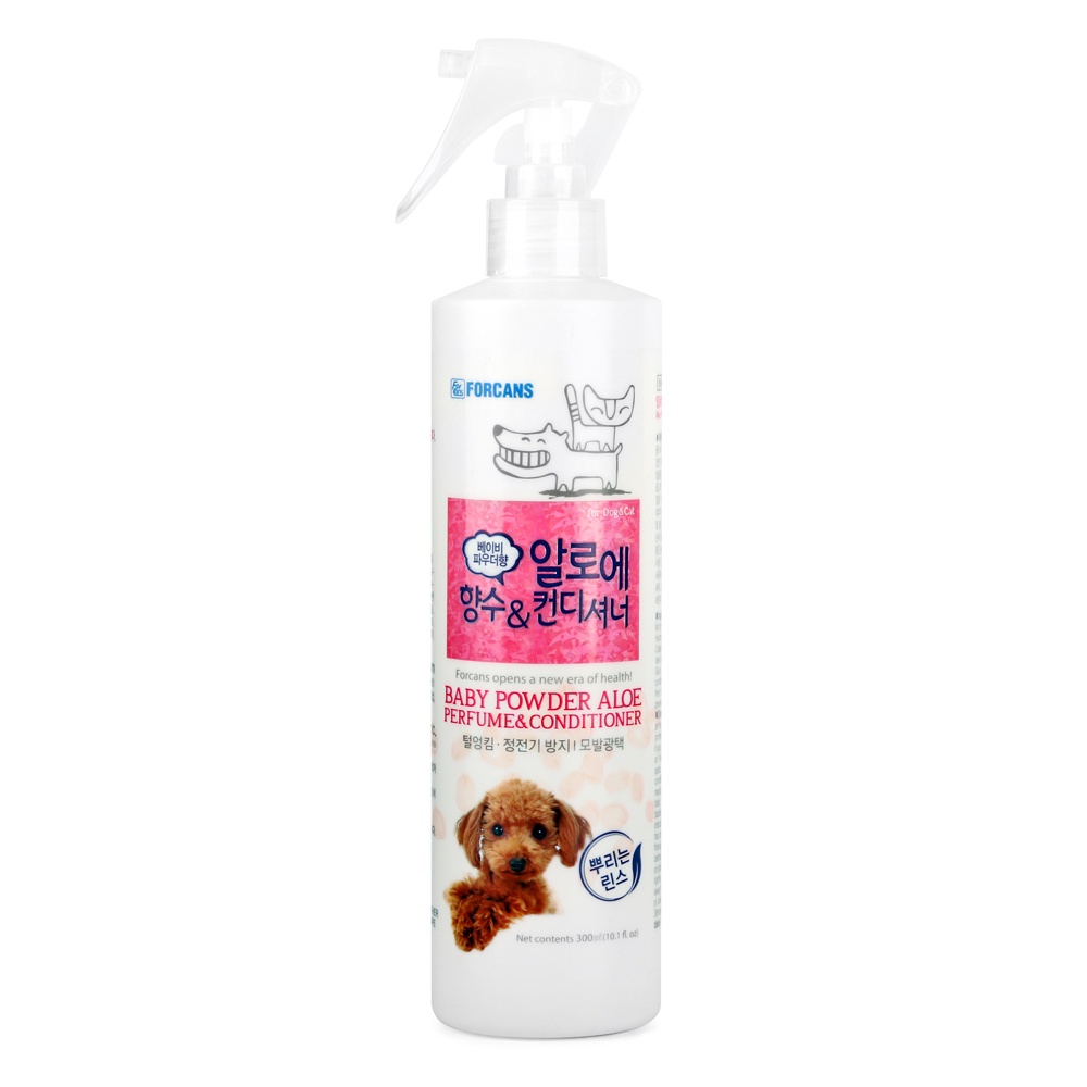 FORCANS Nước hoa khử mùi & mềm lông dành cho chó mèo các hương 300ml - Petemo Pet Shop