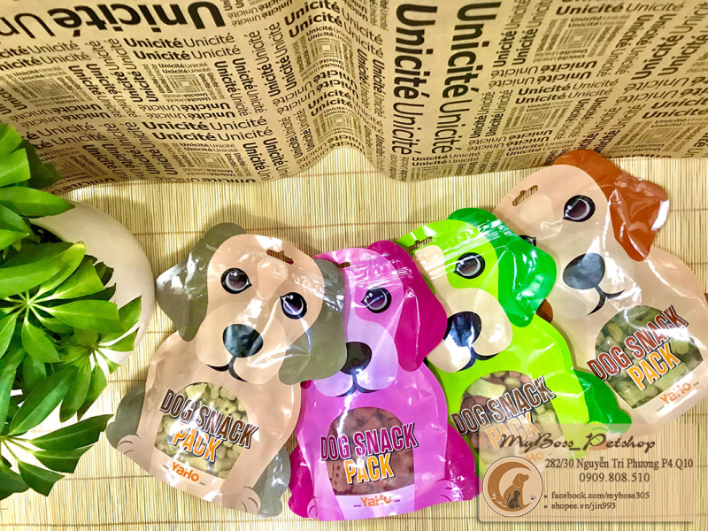 BÁNH QUY THƯỞNG CHO CHÓ THÚ CƯNG PET Yaho Dog Snack Pack Gói 250g Bổ sung dinh dưỡng cho Thú cưng