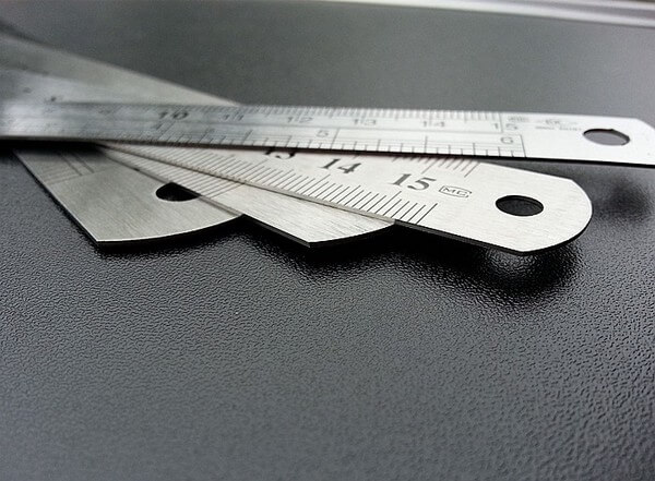 Thước cứng inox dài 15/20/30cm