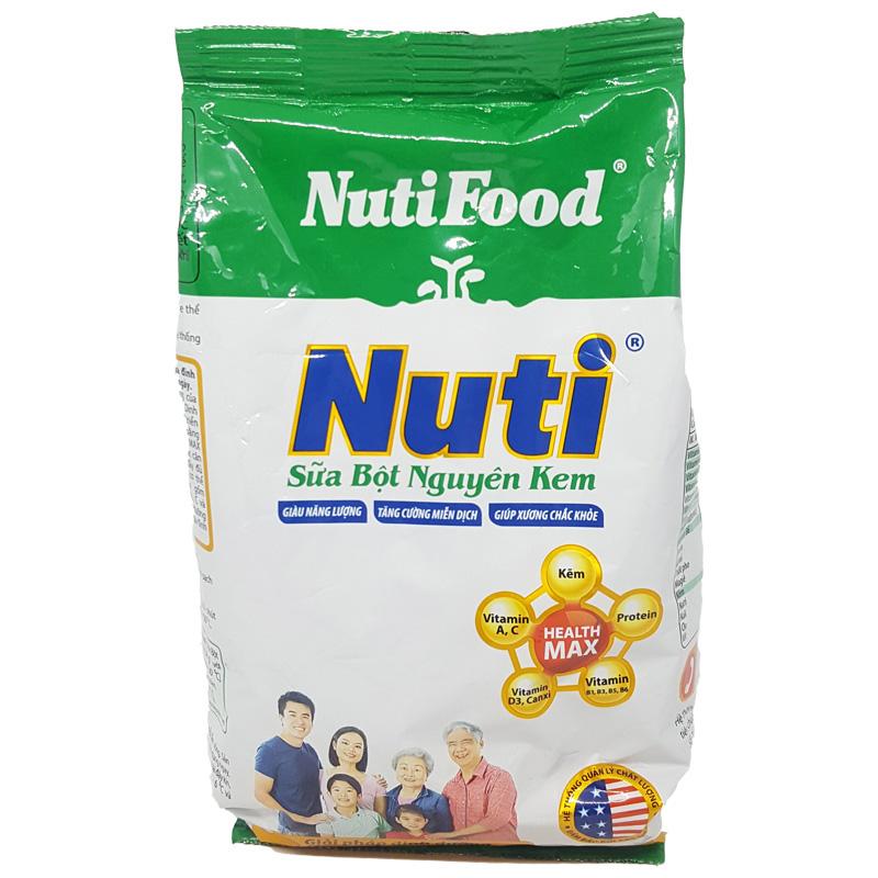 Sữa Bột Nguyên Kem Nutifood Túi 400G
