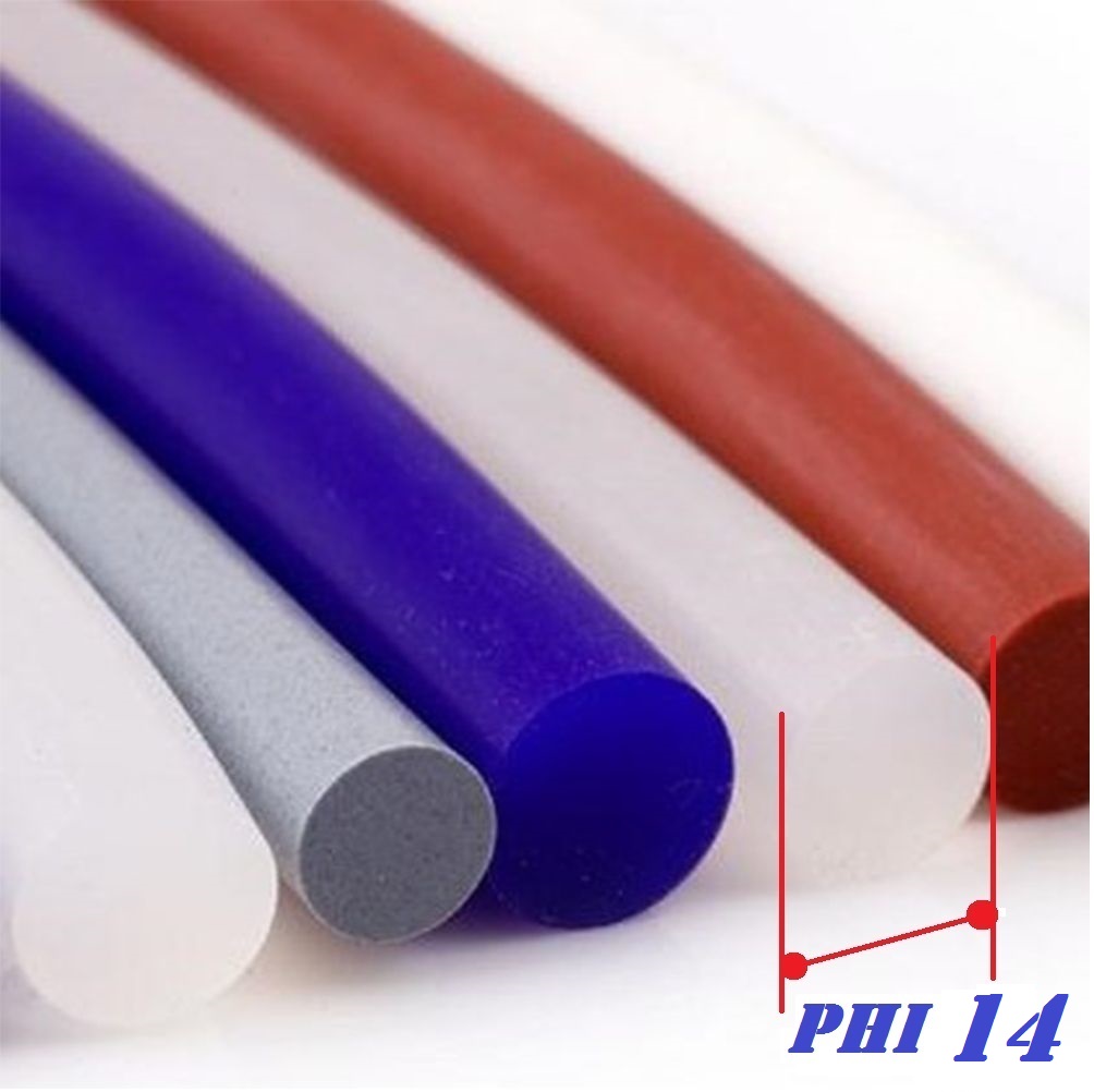 Gioăng/Ron/Dây silicone phi 14, chịu nhiệt, dầu, hóa chất