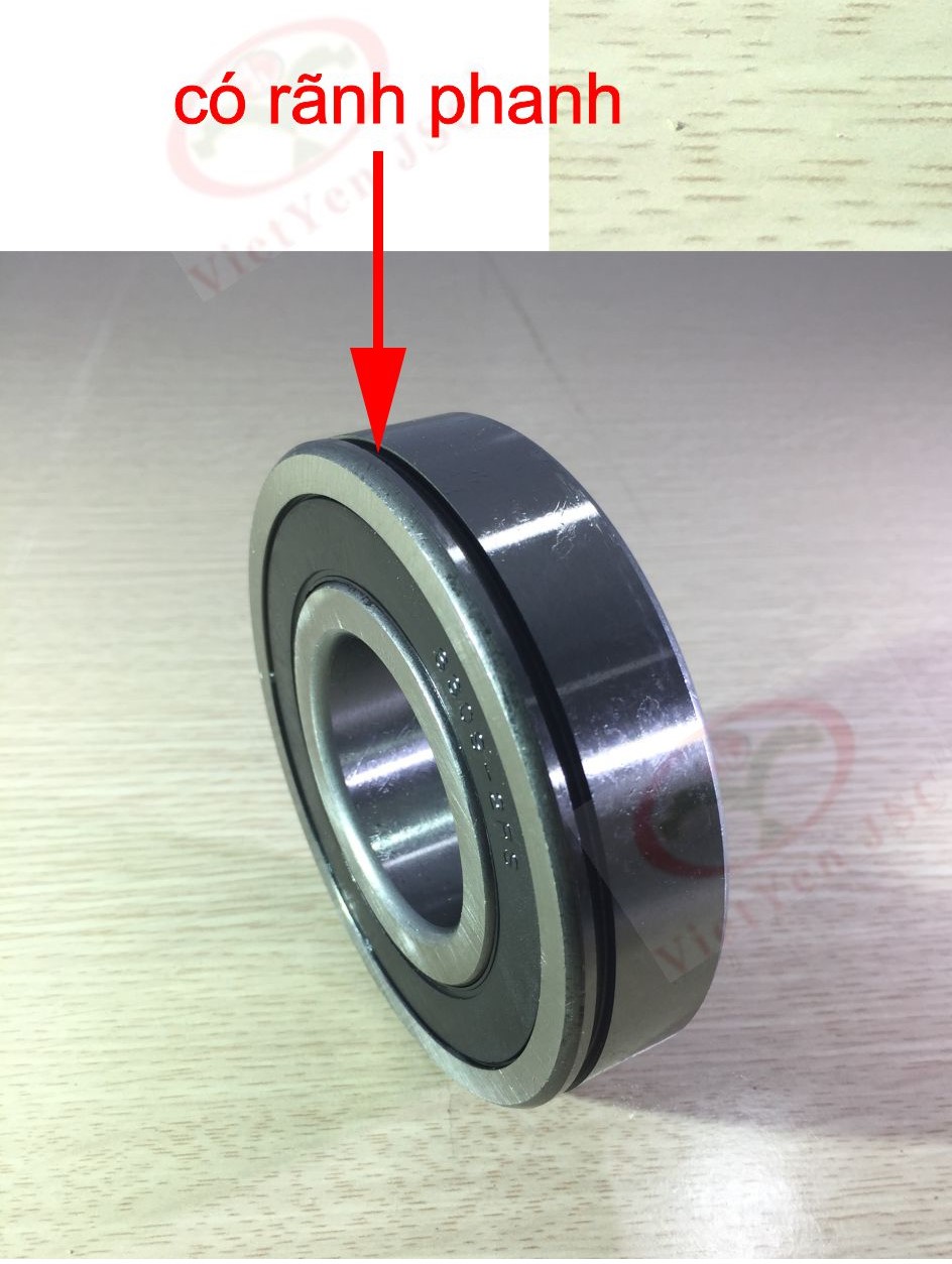 Vòng bi (bạc đạn) 6309-2RZNC(3G450309K), d45xd100xb25, hạt tròn, có rãnh phanh