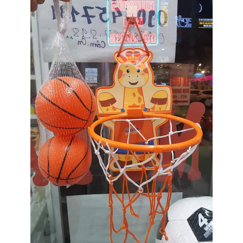 Bộ bóng rổ treo tường cho bé yêu vận động ⭐⭐