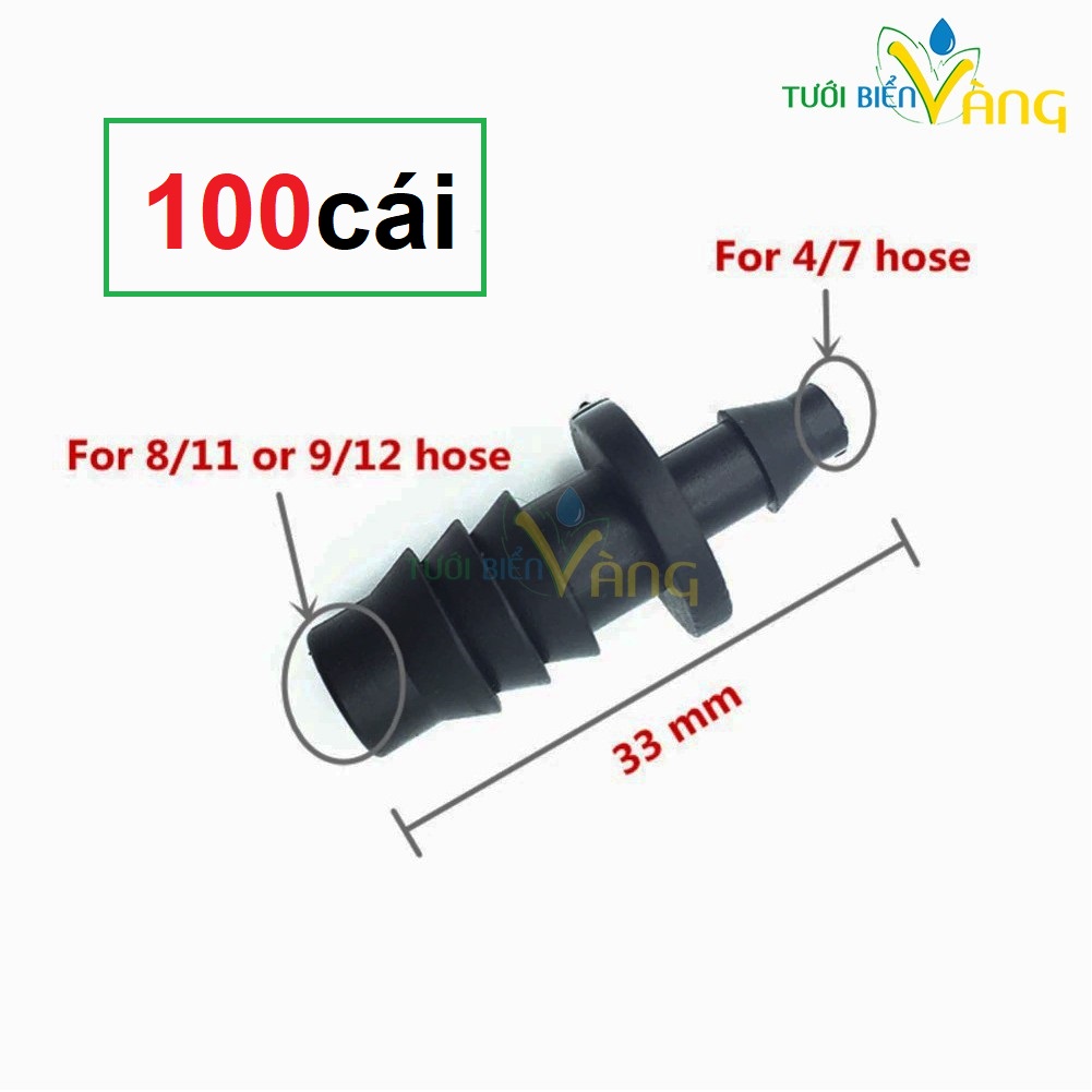 100 cái nối chuyển từ ống 10mm sang ống 6mm ( đầu giảm 10 ra 6 )