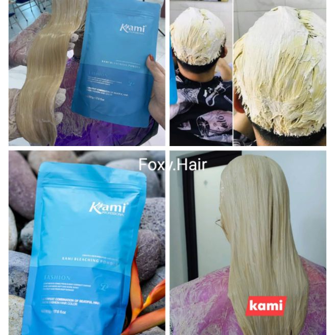 Bột Tẩy tóc Kami chống rát hiệu quả 500gam
