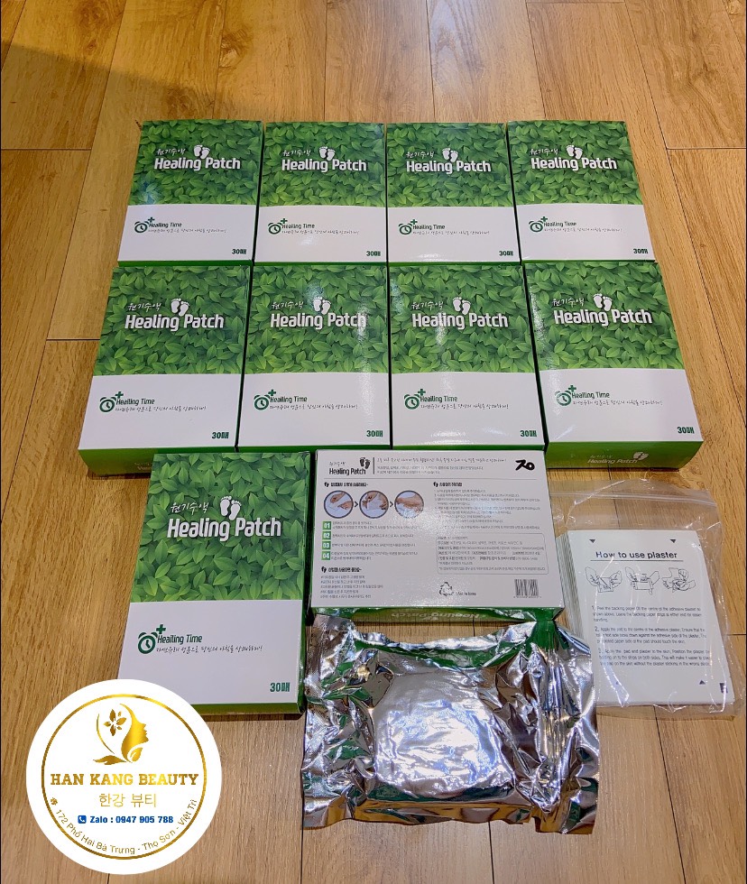 Korean Healing Patch Detox Patch That Absorbs Toxins from the Soles of the Feet