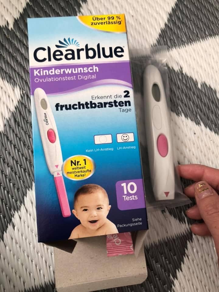 Que thử rụng trứng Clearblue ovulation test 2 most 10 test