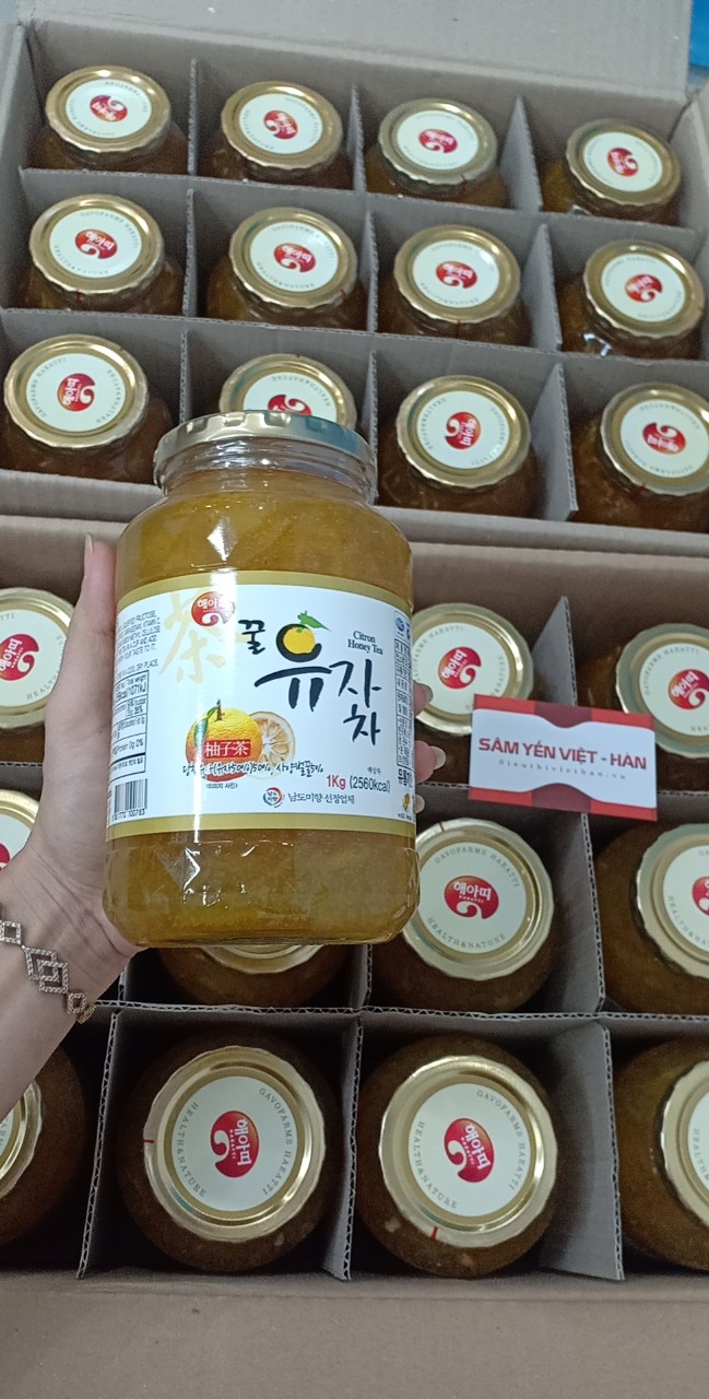 [HCM]MẬT ONG CHANH ĐÀO HÀN QUỐC  HŨ 1KG