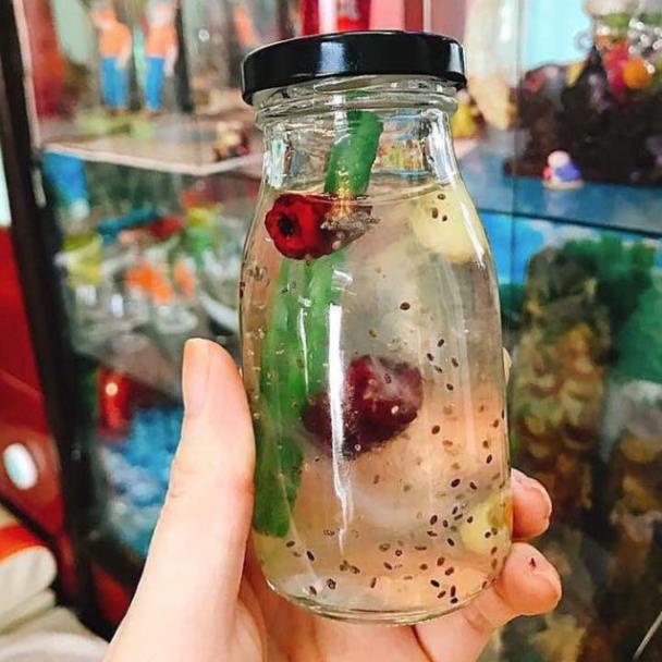 COMBO 10 Chai   Chai thủy tinh 200ml trơn