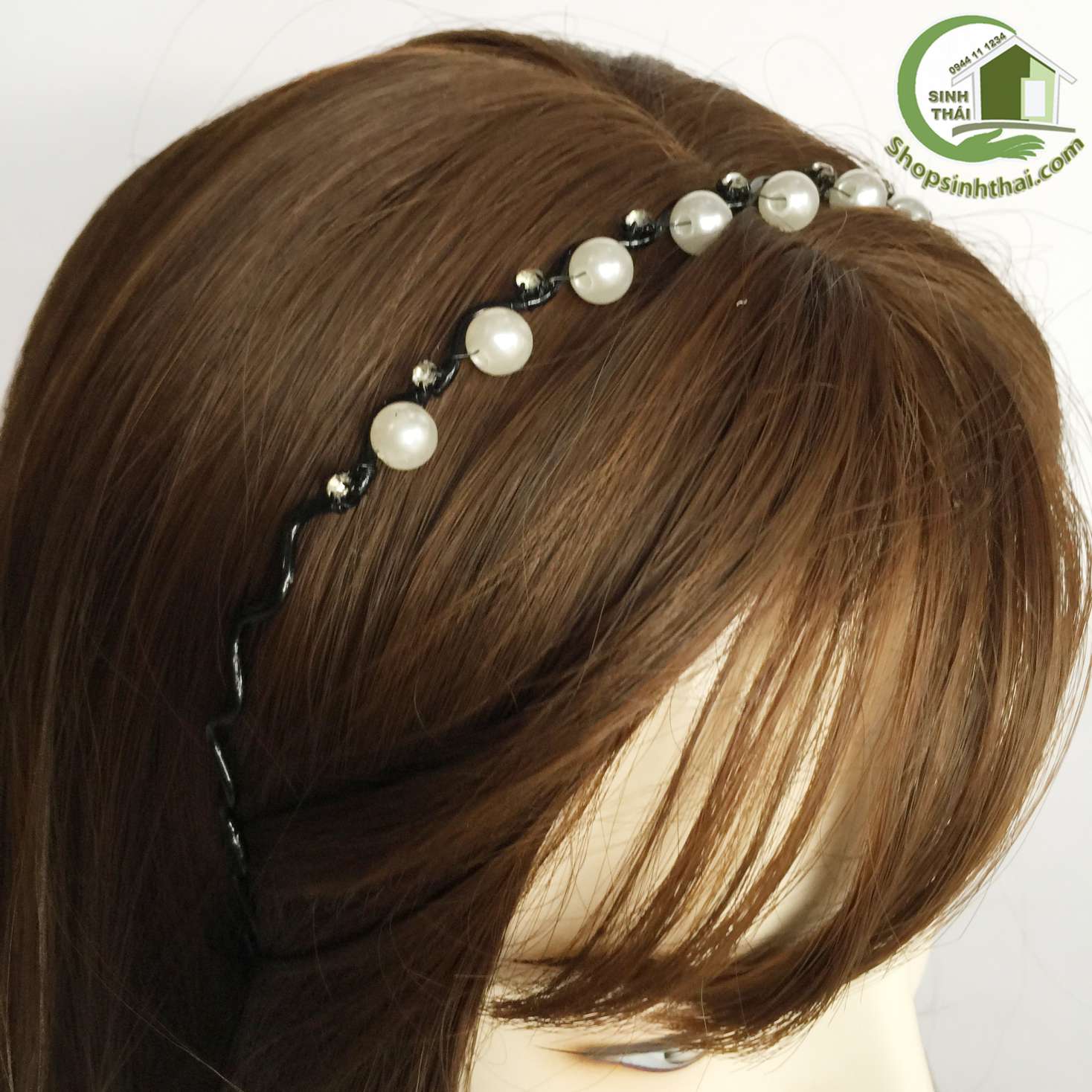 [HCM]Băng đô - bờm cài tóc lượn sóng đính ngọc trai
