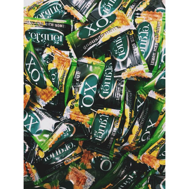 Kẹo X.O hương trà chanh (50 viên/110g)