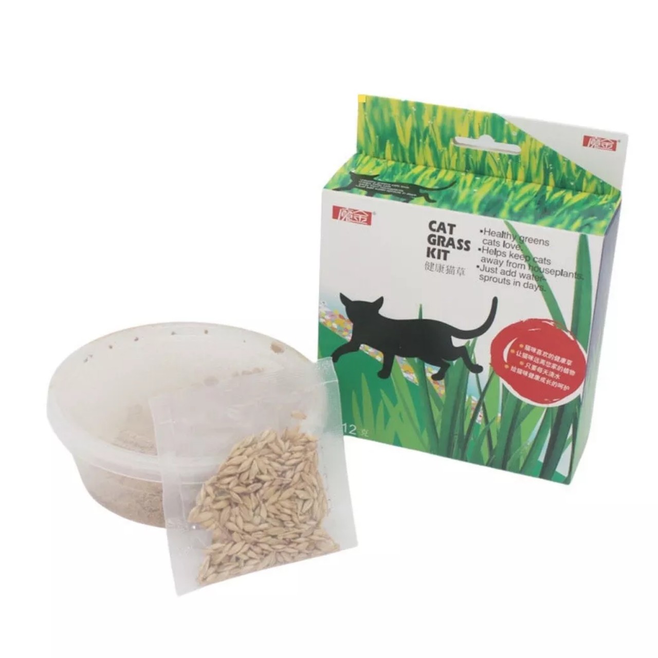 Bộ Kit Trồng Cỏ Mèo Magic Cho Mèo Pet