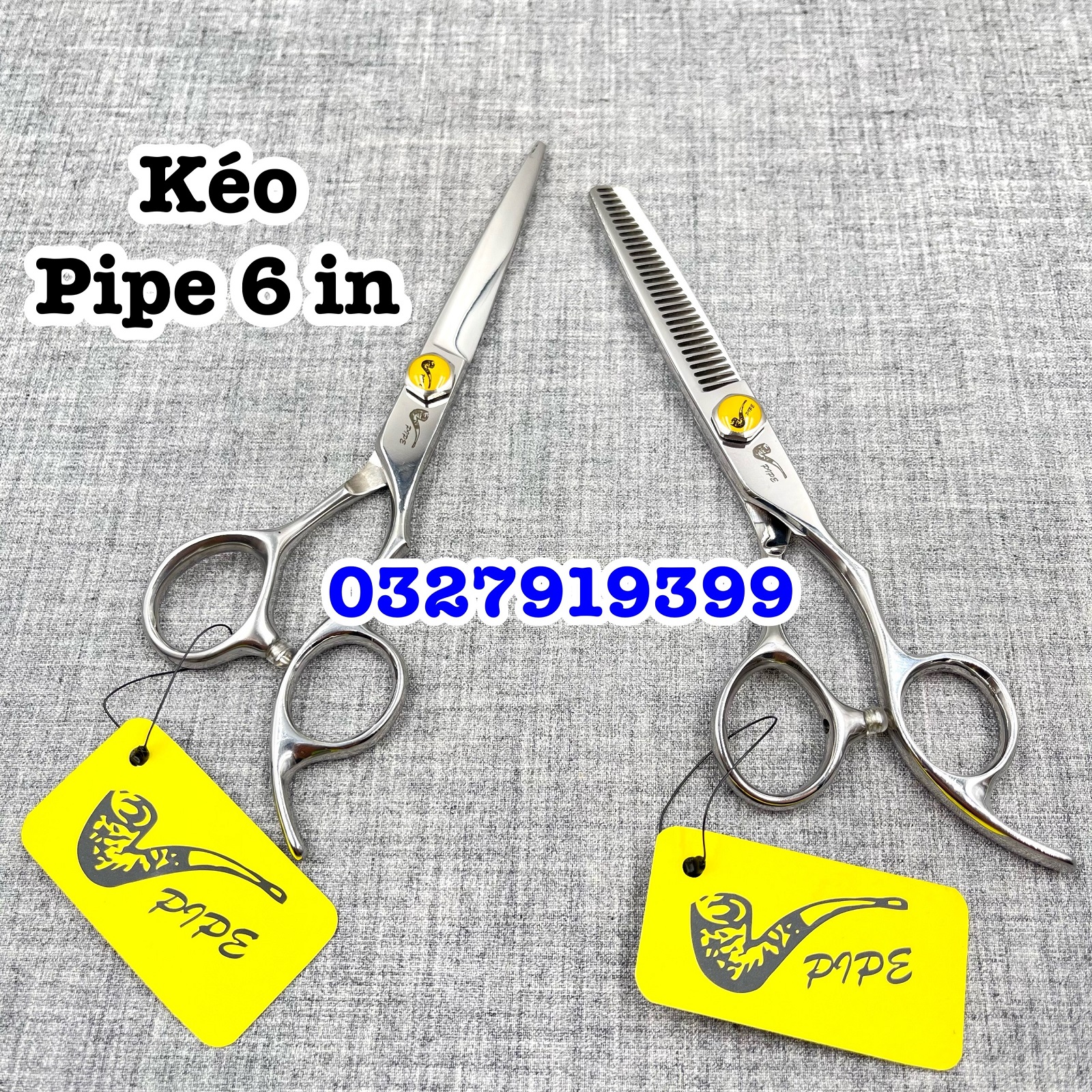 Kéo cắt tóc nhật cao cấp pipe 6 in