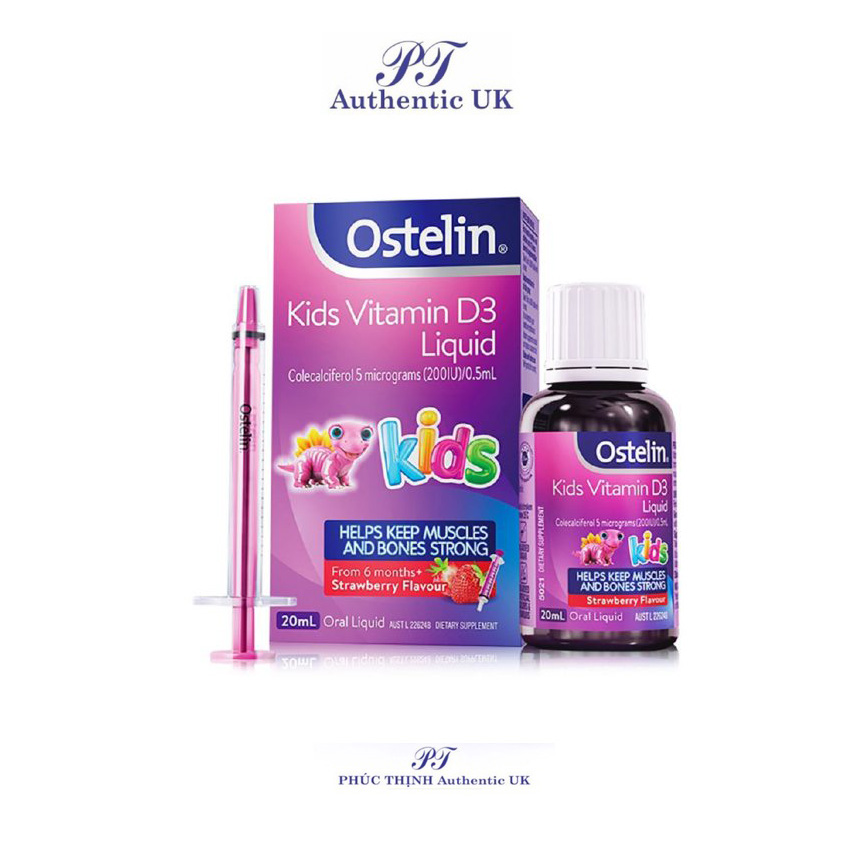 Ostelin kids vitamin d3 , nước bổ sunǥ vitamin d cho trẻ em