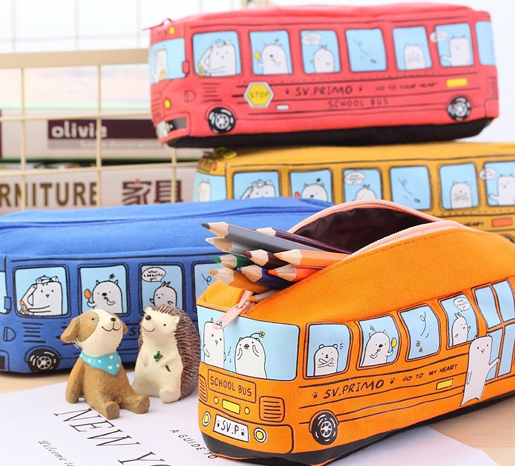 Hộp bút hình xe bus