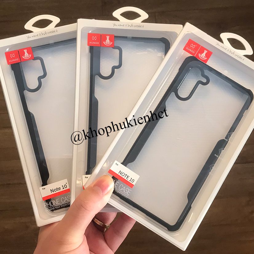 Ốp lưng SIÊU CHỐNG SỐC cho Samsung Note8, Note9, Note10+, Note 20/Note 20Ultra chính hãng XUNDD