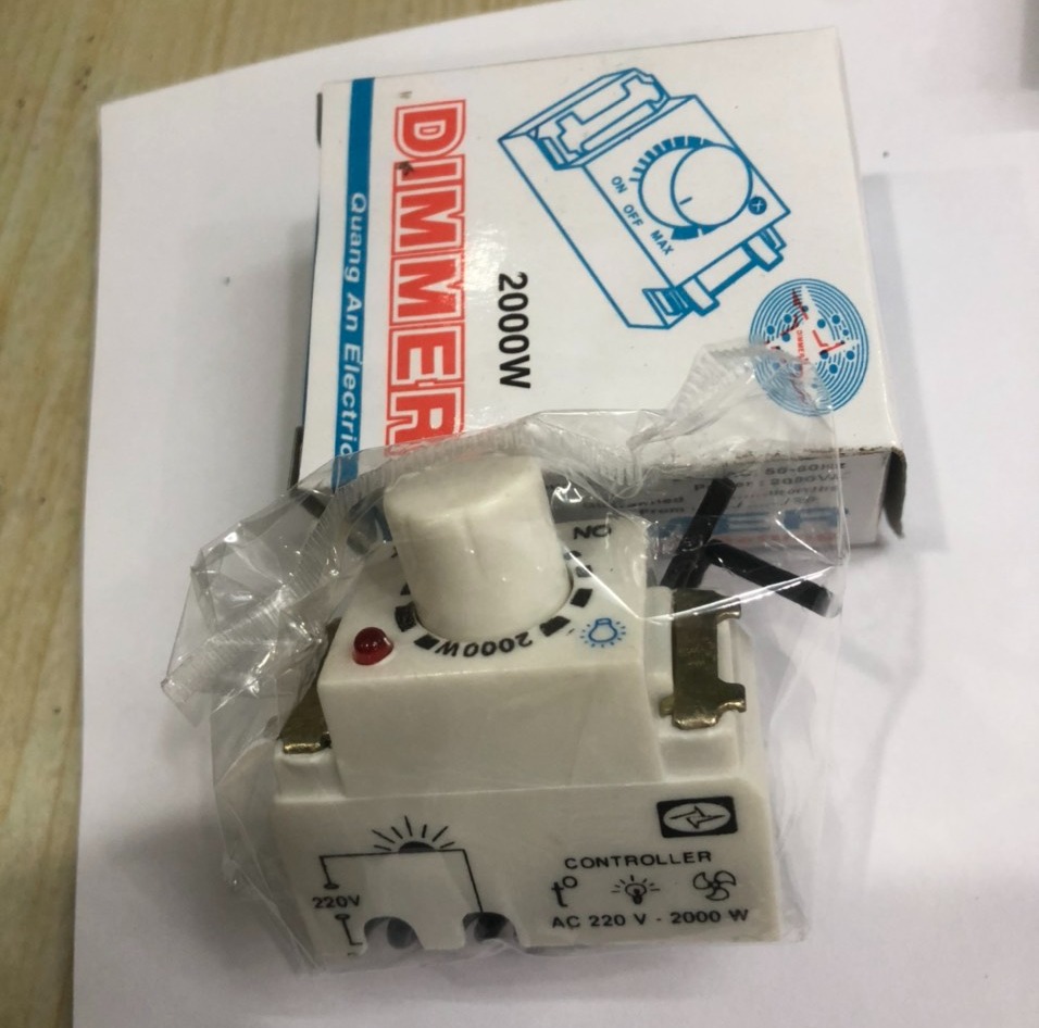 CHIẾT ÁP ĐÈN – CHIẾT ÁP QUẠT - DIMMER AC 2000W