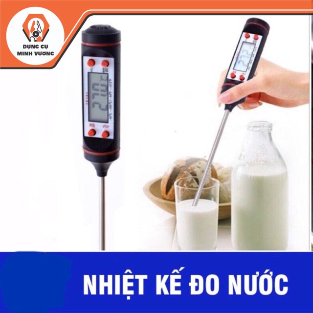 Nhiệt kế chất lỏng đo nhiệt độ nước, sữa