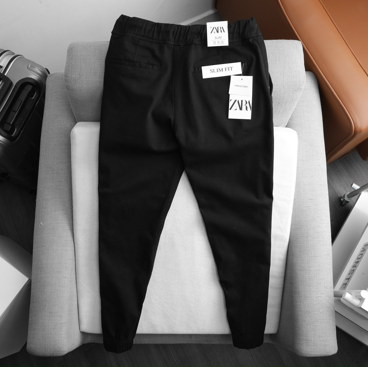 quần dài jogger đũi nam cao cấp