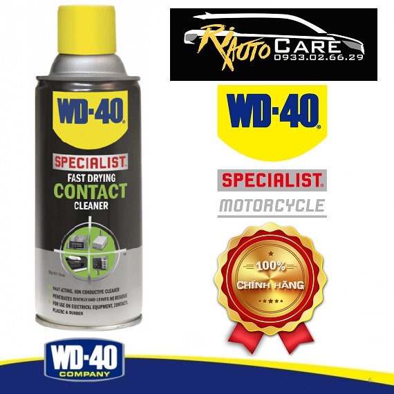[HCM] Dung Dịch làm sạch mạch điện khô nhanh WD-40 Fast Drying Contact Cleaner 360ml