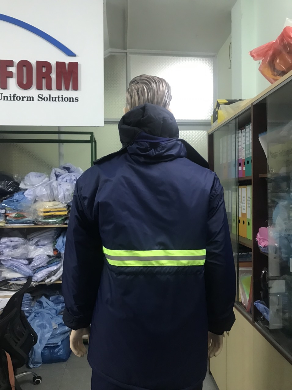Áo khoác kho lạnh âm 25 có Phản quang