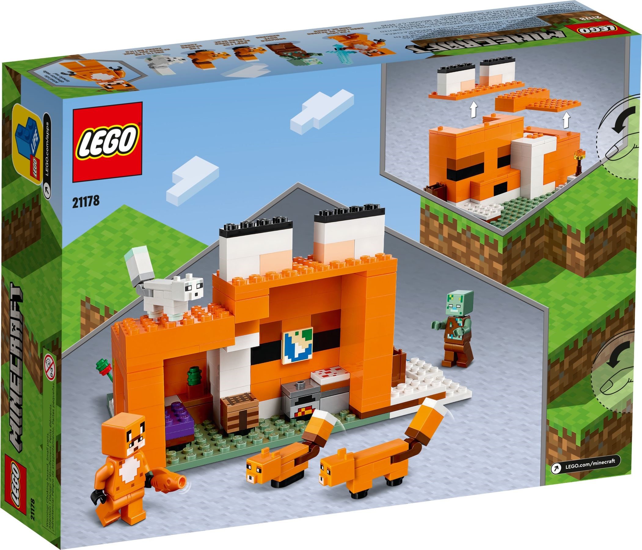 LEGO Minecraft 21178 Ngôi nhà Cáo