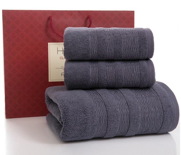 3Piece Gift Bath Towel Sets Including Bath, Face,Hand Towel