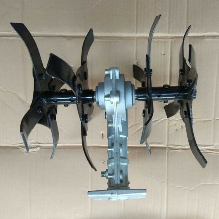 Đầu xới cỏ, đất lắp cho máy cắt cỏ - xếp răng thẳng, máy cắt cỏ, trục 26mm, 28mm , 9 khía